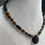 Miniature : Collier Pierre de Lave et Oeil de tigre