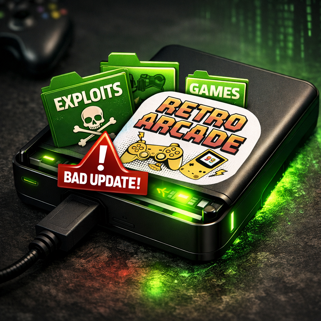 Hard Disk Xbox 500GB “Retro Arcade Master” – Plug & Play Dashboard Modificata