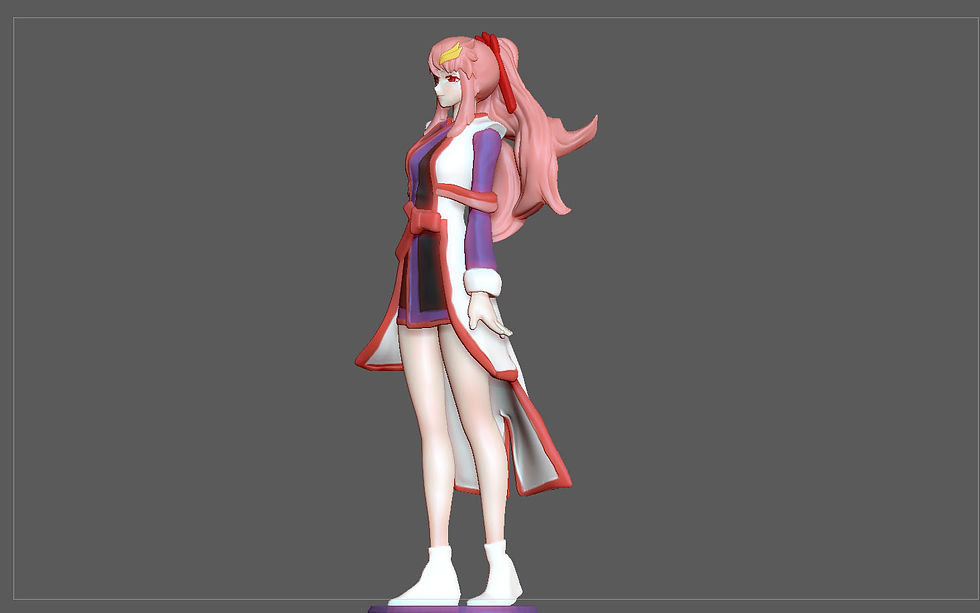Thumbnail: LACUS CLYNE GUNDAM SEED DESTINY ANIME STATUE FOR 3D PRINT