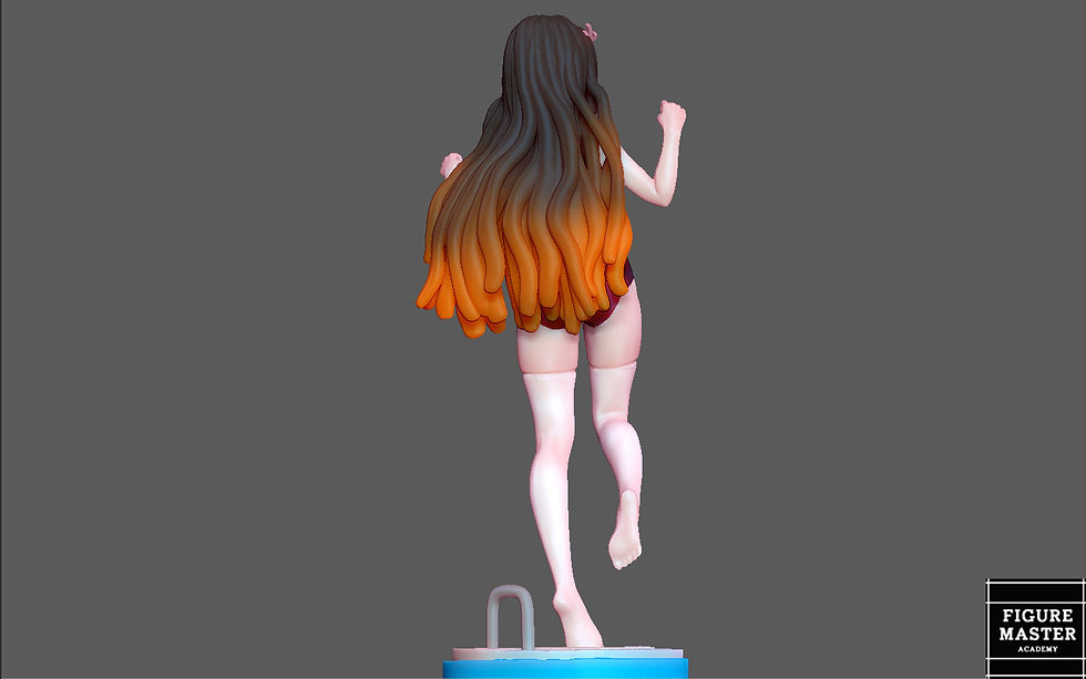 Thumbnail: NEZUKO SWIMSUIT CUTE GIRL ANIME KIMETSU 3D PRINT