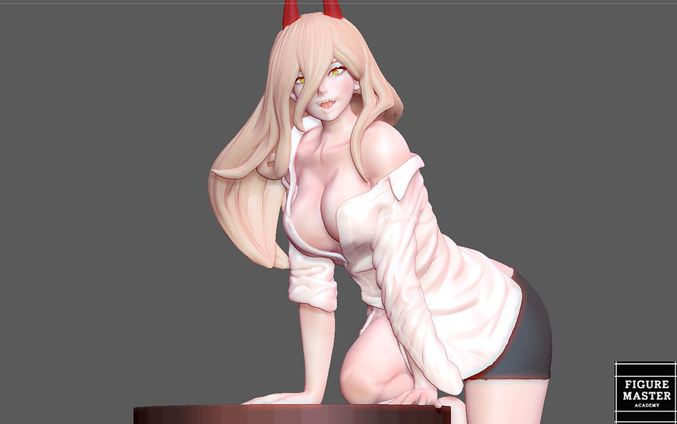 Thumbnail: POWER SITTING CHAINSAWMAN ANIME GIRL CHARACTER 3D PRINT