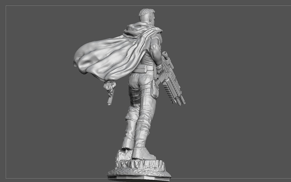 Thumbnail: CABLE DEADPOOL JOSH BROLIN MOVIE STATUE FOR RESIN PRINTING MCU