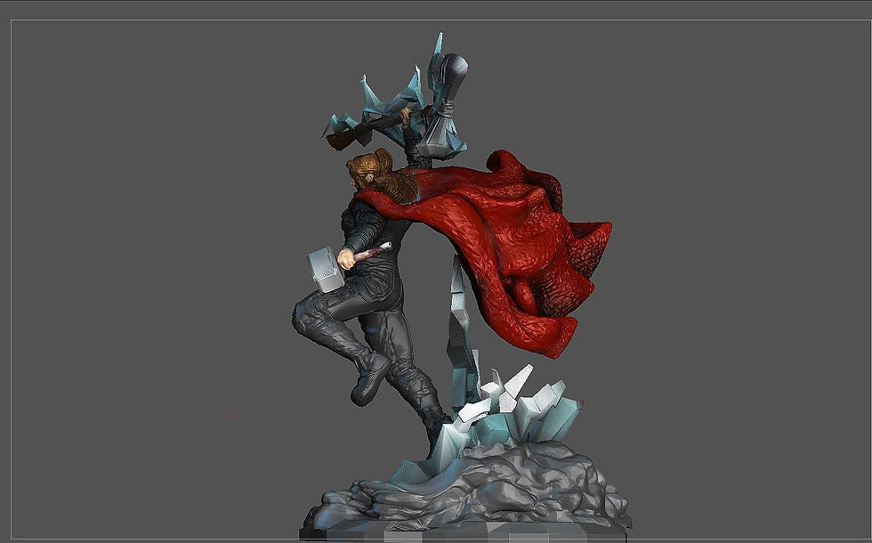 Thumbnail: THOR AVENGERS ENDGAME TONY MODEL FOR 3D RESIN PRINT 3D print model