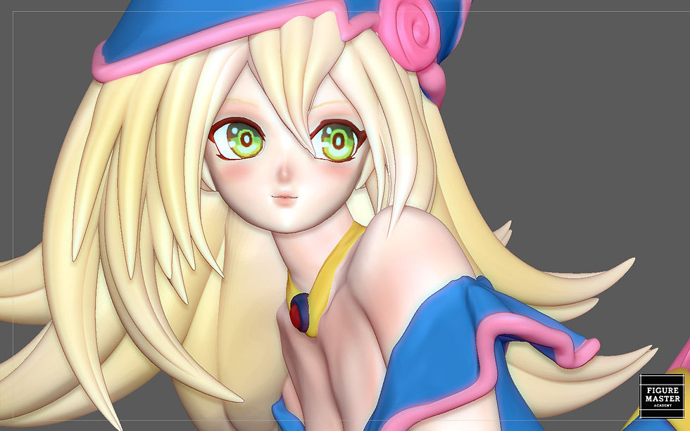 Thumbnail: DARK MAGICIAN GIRL YU GI OH ANIME CUTE CHARACTER 3D PRINT