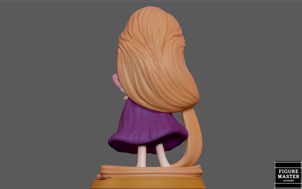 Thumbnail: RAPUNZEL PRINCESS CUTE STATUE DISNEY ANIME PRETTY GIRL 3D print model