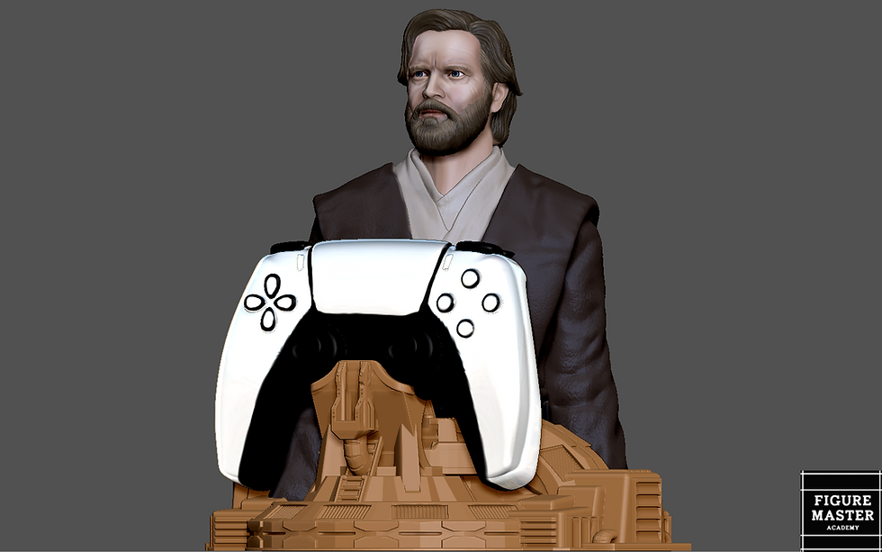 Thumbnail: OBIWAN KENOBI OLD VER. PS5 PS4 CONTROLLER HOLDER STARWARS DISNEY 3D PRINT