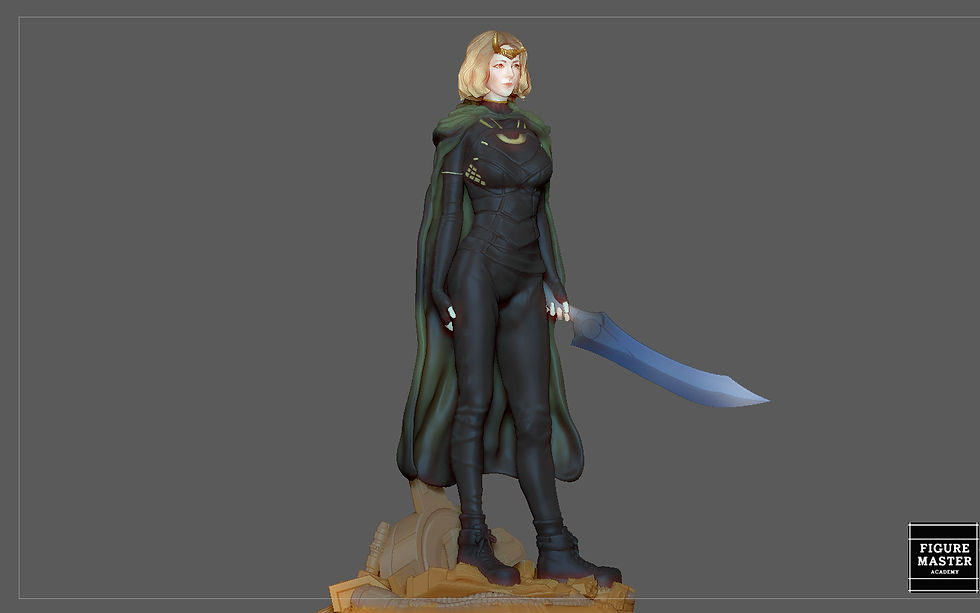 Thumbnail: SYLVIE LADY LOKI MARVEL MCU LOKI DRAMA CHARACTER 3D PRINT