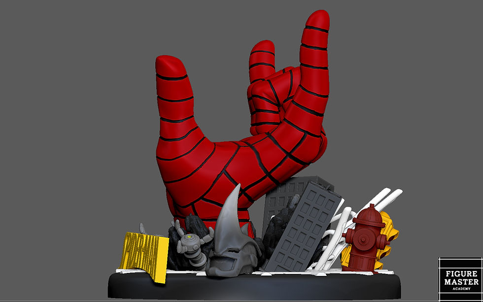 Thumbnail: SPIDERMAN COMICS HAND  PS4 PS5 CONTROLLER HOLDER ANIME CHARACTER 3D PRINT