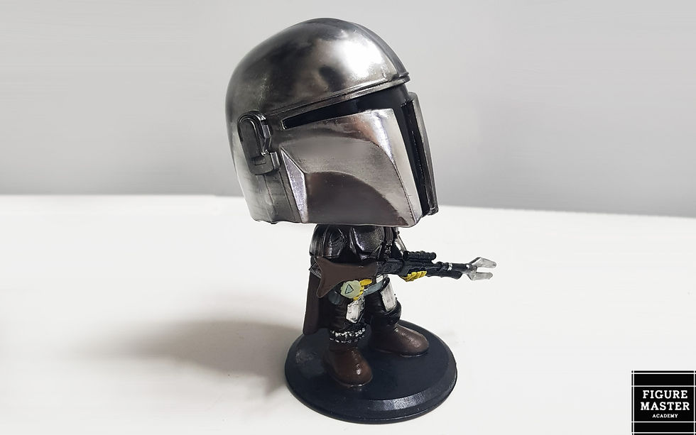 Thumbnail: MANDALORIAN BESKAR BUBBLE HEAD BOBBLE HEAD STARWARS DISNEY 3D PRINT