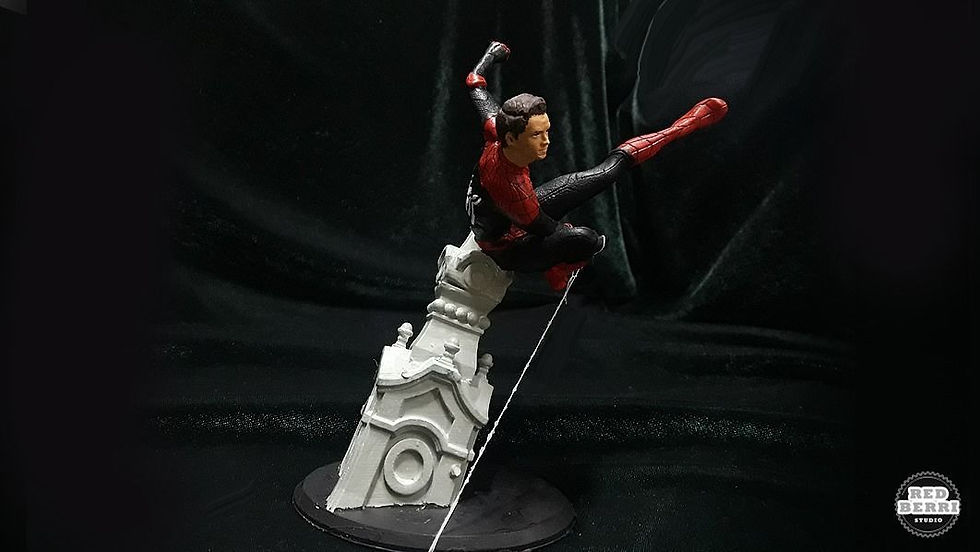 Thumbnail: SPIDERMAN UPGRADE SUIT FAR FROM HOME MARVEL ANIME CHARACTER 3D PRINT STL FILE