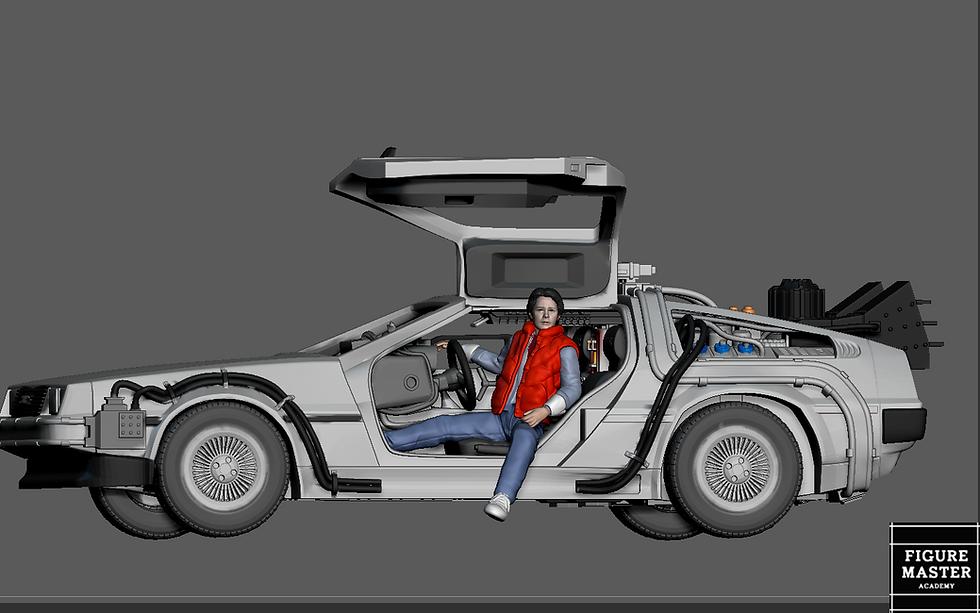 Thumbnail: MARTY MCFLY DOC EMIT BROWN 2 BACK TO THE FUTURE MINIATURE 1:24 3d print