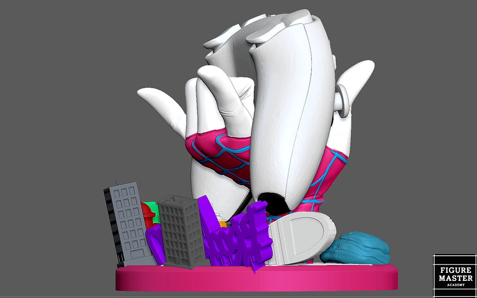 Thumbnail: SPIDERMAN INTO THE SPIDER VERSE GWEN PS CONTROLLER HOLDER 3D PR