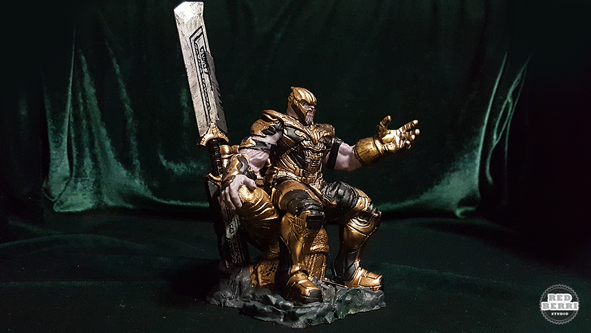 Thumbnail: THANOS ON THRONE ENDGAME TONY MODEL FOR 3D RESIN PRINT 3D print model