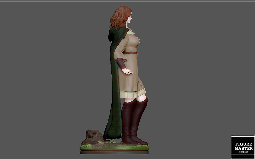 Thumbnail: MELINA ELDEN RING CHARACTER GIRL 3D PRINT MODEL