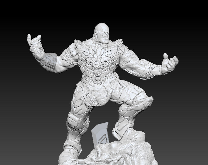 Thumbnail: THANOS AVENGERS ENDGAME TONY MODEL FOR 3D RESIN PRINT 3D print model