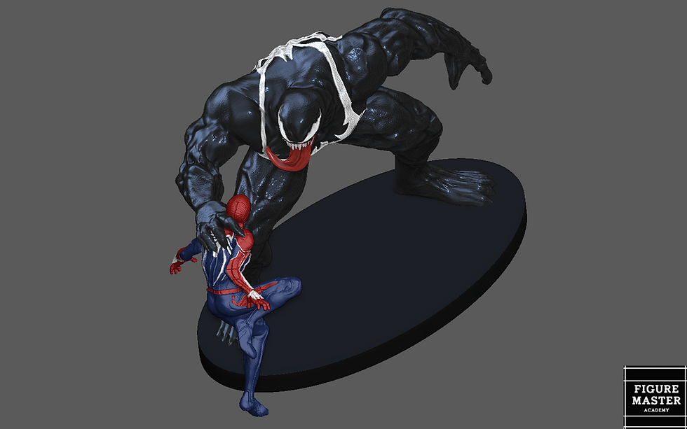 Thumbnail: VENOM SPIDER MAN 2 WITH PARKER PS 3D PRINT