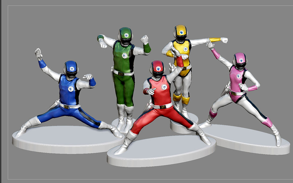 Thumbnail: FLASHMAN STATUE Choushinsei FLASHMAN TV SHOW
