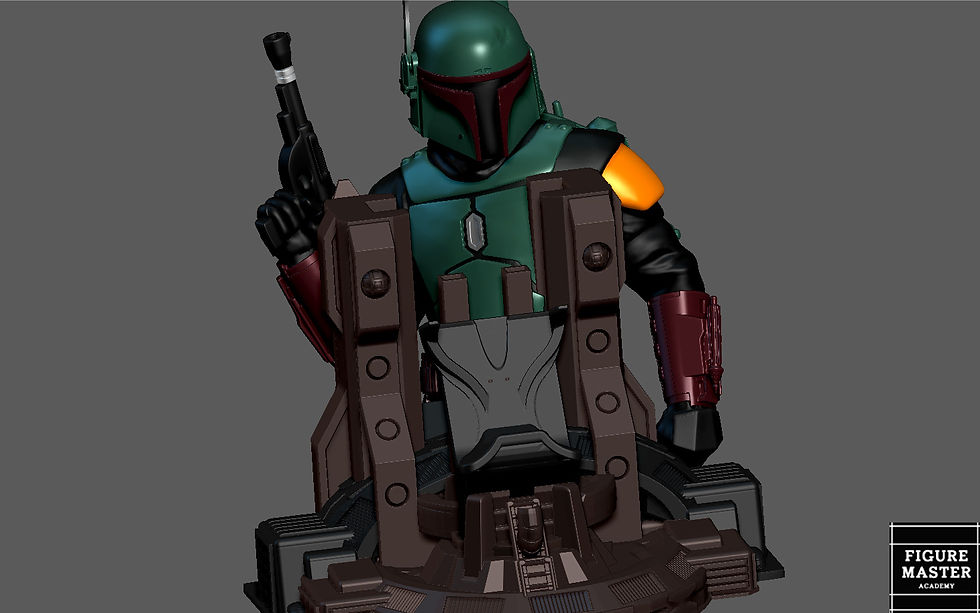 Thumbnail: BOBA FETT PS5 PS4 CONTROLLER HOLDER MODEL STARWARS DISNEY 3D PRINT