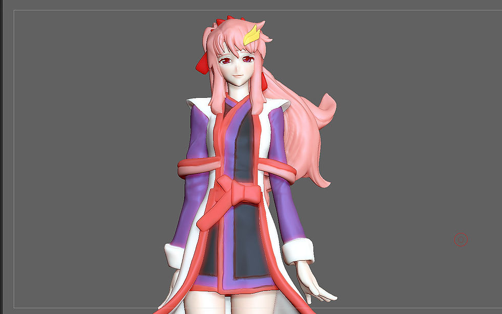 Thumbnail: LACUS CLYNE GUNDAM SEED DESTINY ANIME STATUE FOR 3D PRINT