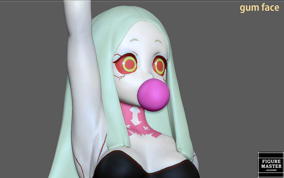 Thumbnail: REBECCA 3 CYBERPUNK EDGERUNNERS 2077 ANIME GIRL CHARACTER 3D PRINT