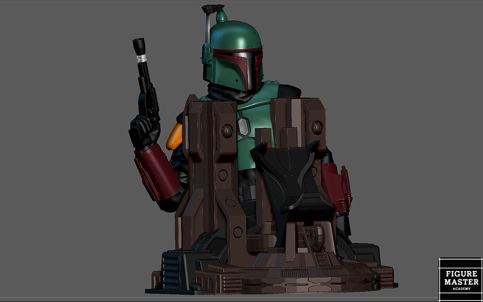 Thumbnail: BOBA FETT PS5 PS4 CONTROLLER HOLDER MODEL STARWARS DISNEY 3D PRINT