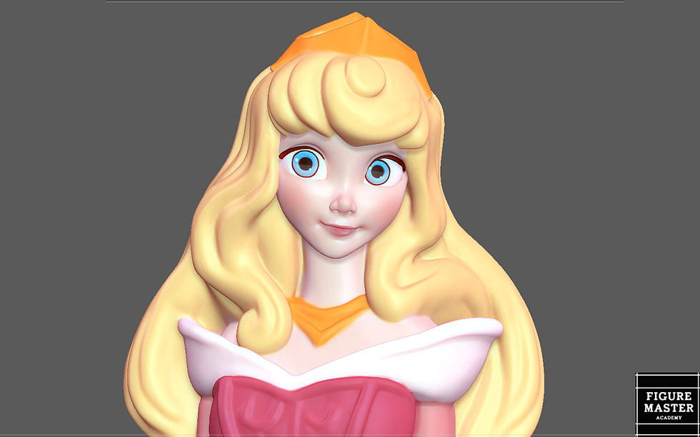 Thumbnail: AURORA PRINCESS WITH BASE DISNEY ANIME 3D PRINT