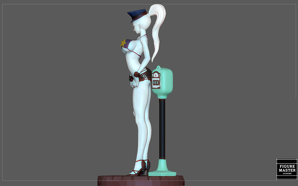 Thumbnail: VADOS POLICE VIKINI SEXY girl statue dragonball anime character VIKINI 3d print