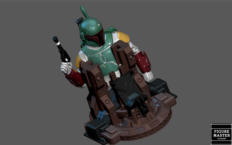 Thumbnail: BOBA FETT ORIGINAL PS5 PS4 CONTROLLER HOLDER MODEL STARWARS DISNEY 3D PRINT