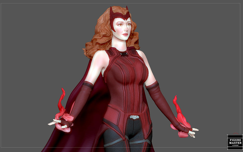 Thumbnail: WANDA SCARLET WITCH FROM MARVEL MCU DRAMA WANDA VISION CHARACTER