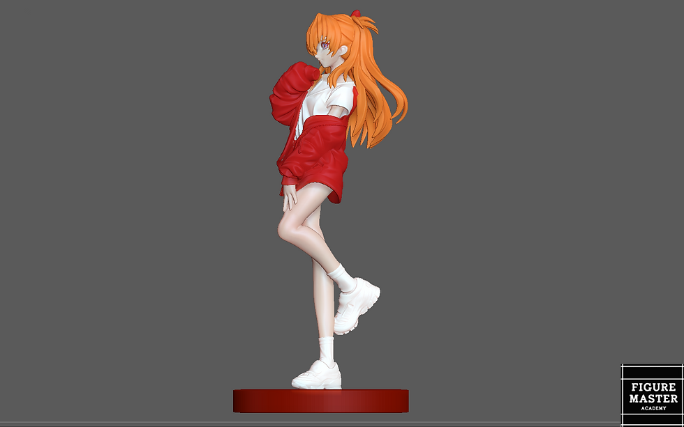 Thumbnail: ASUKA CASUAL OUTFIT EVALGELION ANIME 3D PRINT