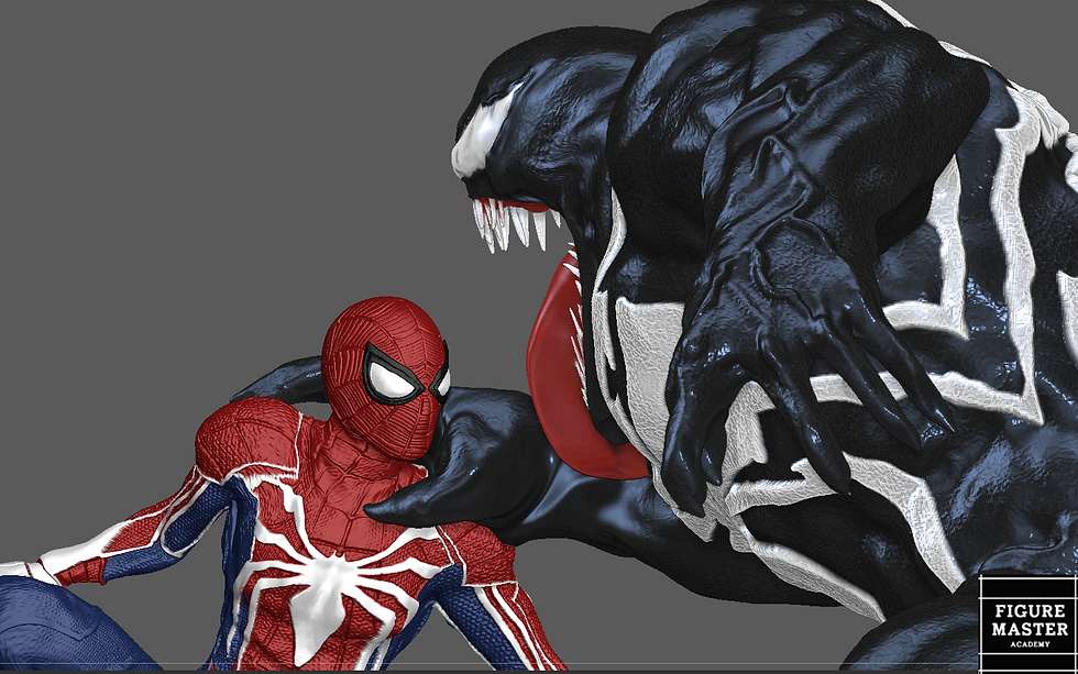 Thumbnail: VENOM SPIDER MAN 2 WITH PARKER PS 3D PRINT