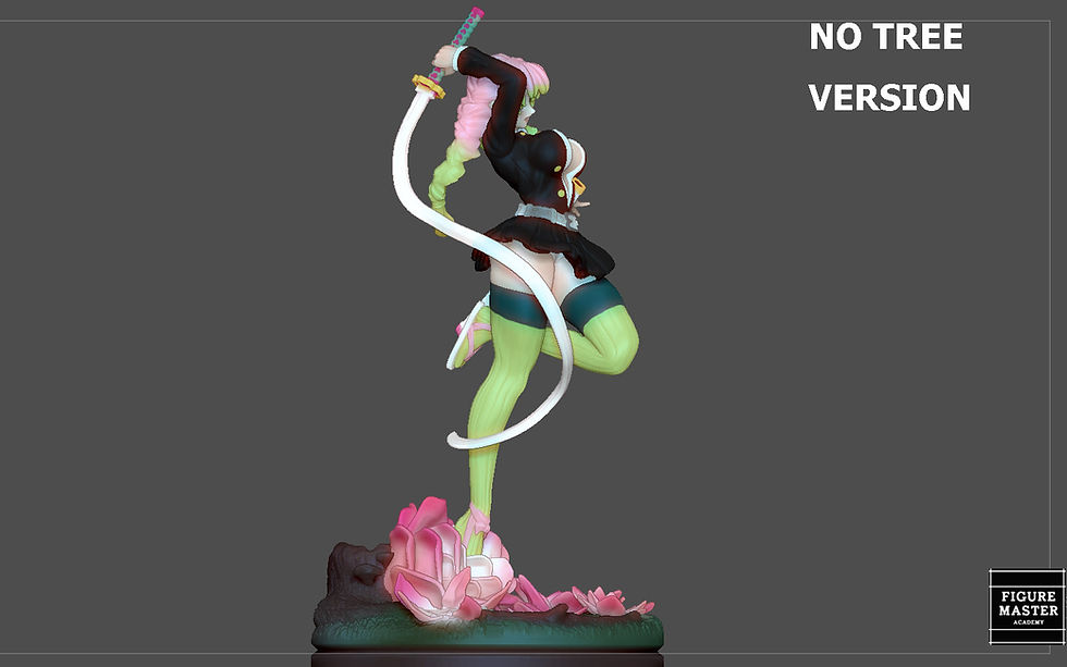 Thumbnail: KANROJI Mitsuri KIMETSU NO YAIBA ANIME SEXY GIRL CHARACTER 3D print model