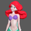 Thumbnail: ARIEL LITTLE MERMAID 3 DISNEY ANIMATION CHARACTER STATUE princess 3d PRINT