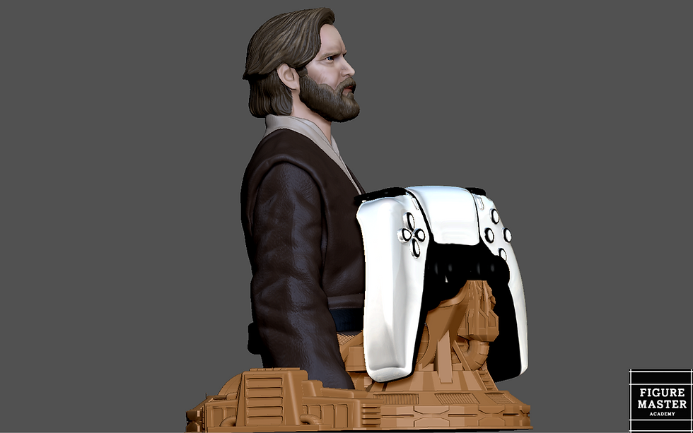 Thumbnail: OBIWAN KENOBI OLD VER. PS5 PS4 CONTROLLER HOLDER STARWARS DISNEY 3D PRINT