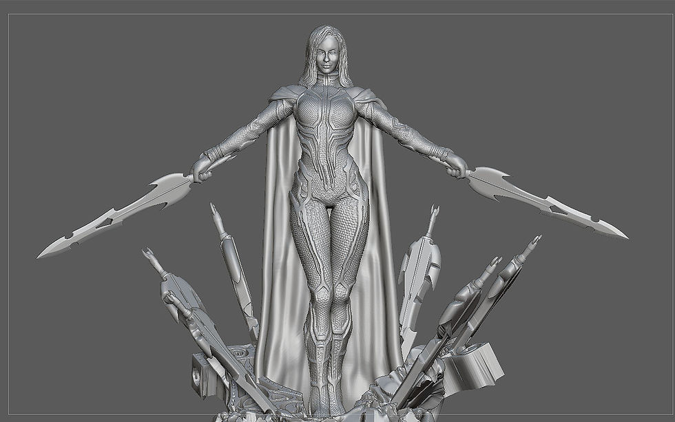 Thumbnail: HELA THOR RAGNAROK MCU MARVEL STATUE FIGURINE