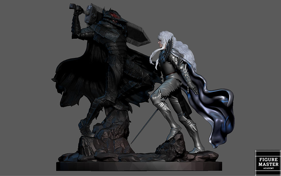 Thumbnail: BERSERK GUTS VS. GRIFIFTH FANTASY ANIME SWORD CHARACTER 3D PRINT MODEL