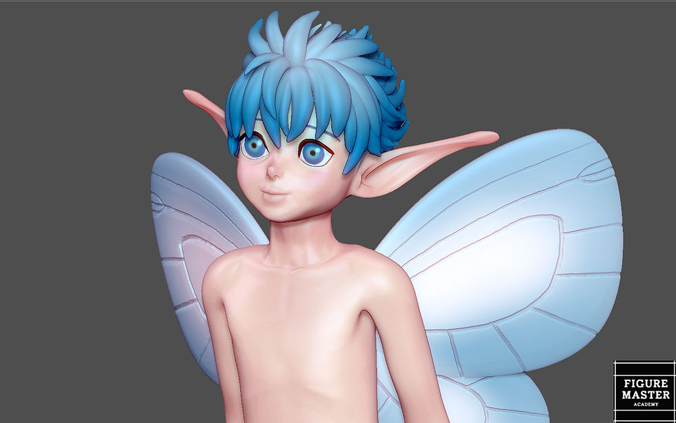Thumbnail: BERSERK PUCK FAIRY ELF FANTASY ANIME SWORD CHARACTER 3D PRINT MODEL