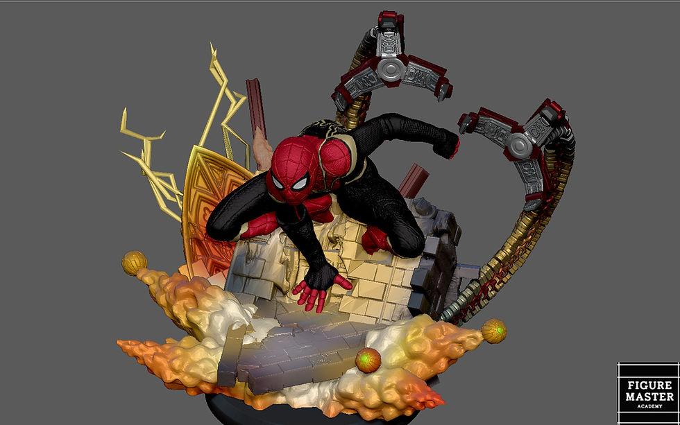 Thumbnail: SPIDERMAN NO WAY HOME INTEGRATED SUIT POSITION MCU MARVEL 3D PRINT