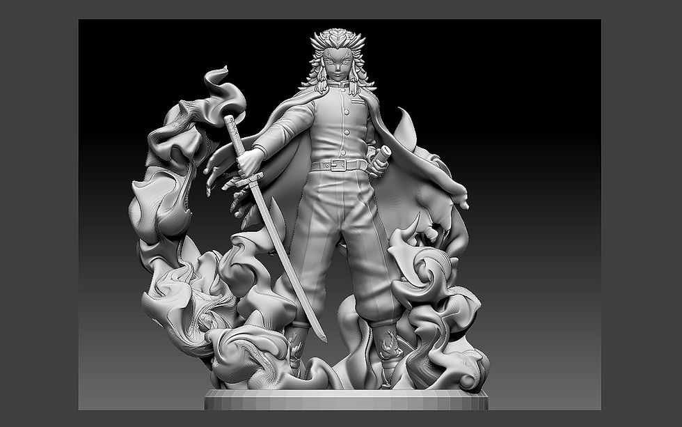 Thumbnail: RENGOKU KIMETSU NO YAIBA ANIME STATUE CHARACTER
