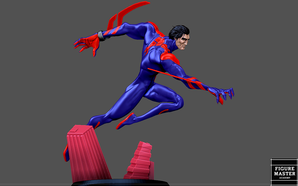 Thumbnail: SPIDERMAN 2099 POS ACROSS THE SPIDERVERSE MIGUEL OHARA 3D PRINT
