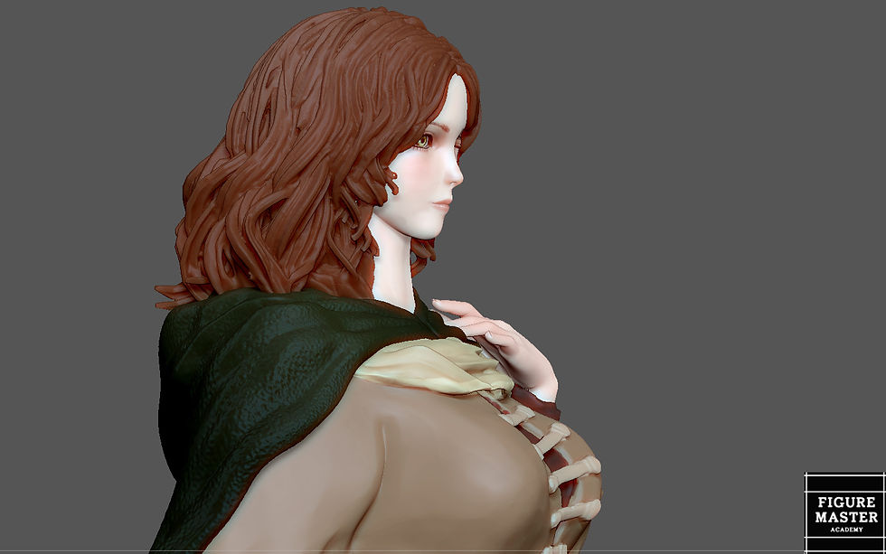 Thumbnail: MELINA ELDEN RING CHARACTER GIRL 3D PRINT MODEL