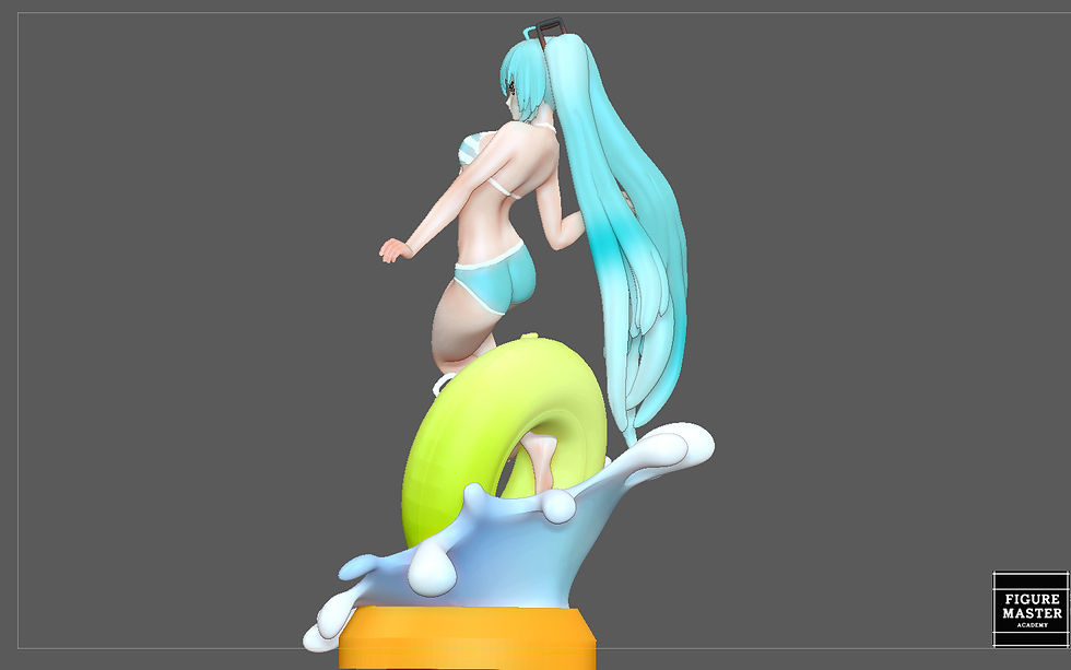 Thumbnail: HATSUNE MIKU SWIM SUIT CUTE PRETTY GIRL ANIME CHARACTER