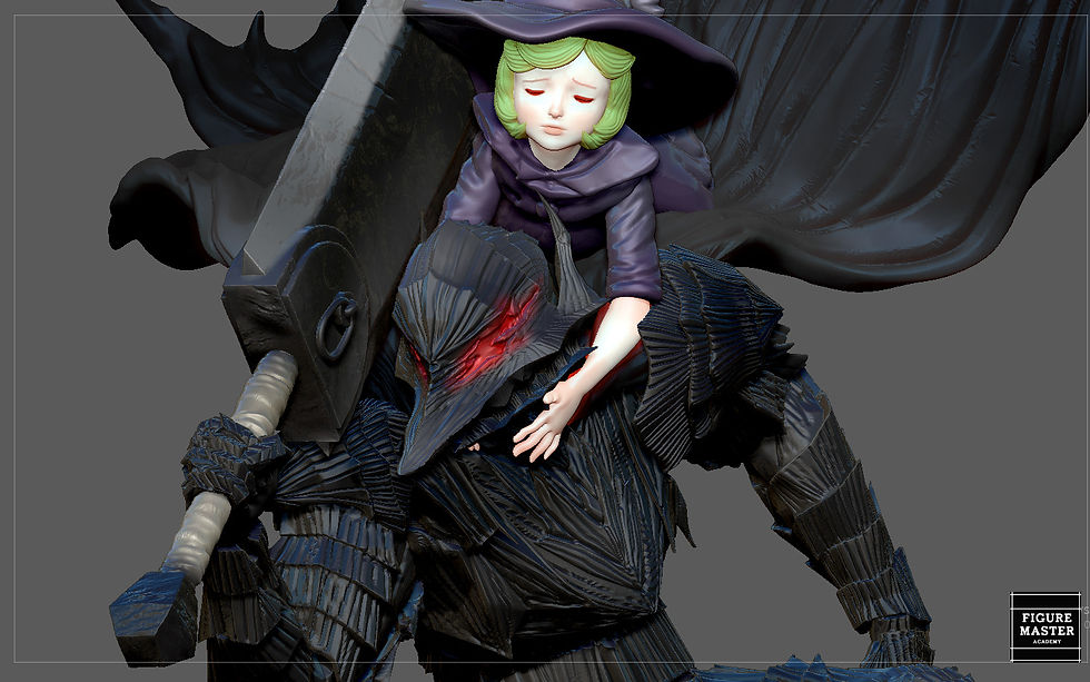 Thumbnail: BERSERK GUTS SCIERKE schierke FANTASY ANIME SWORD CHARACTER 3D PRINT MODEL