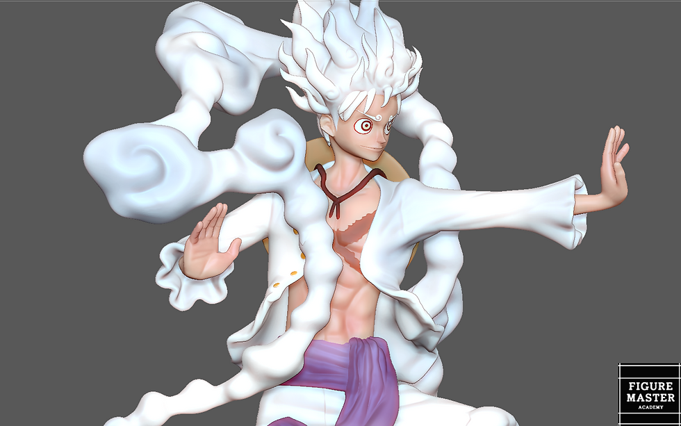 Luffy Gear 5 - One Piece 3D Print Model in Man 3DExport