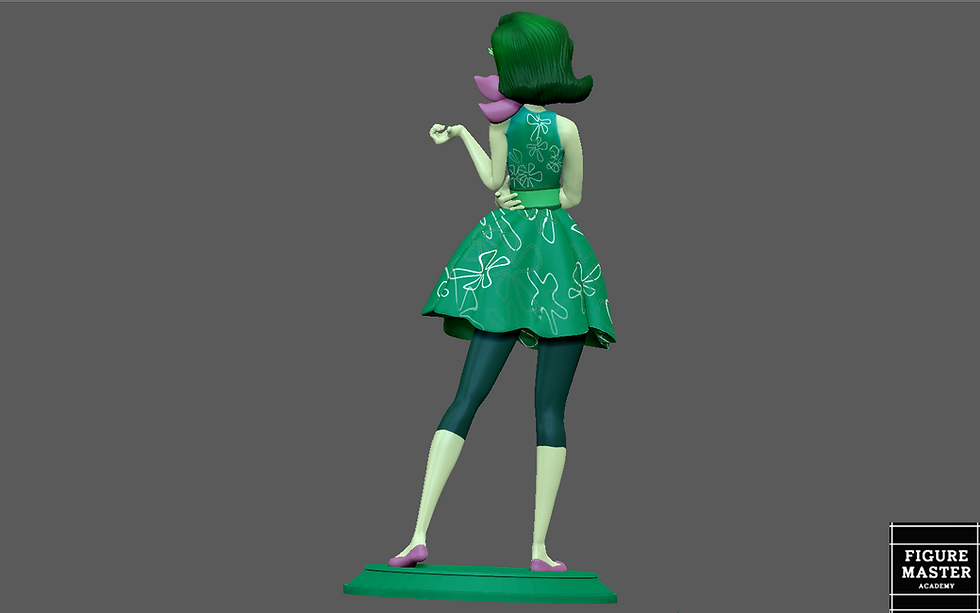 Thumbnail: DISGUST BIG VERSION INSIDE OUT DISNEY PIXAR ANIME 3D PRINT MODEL