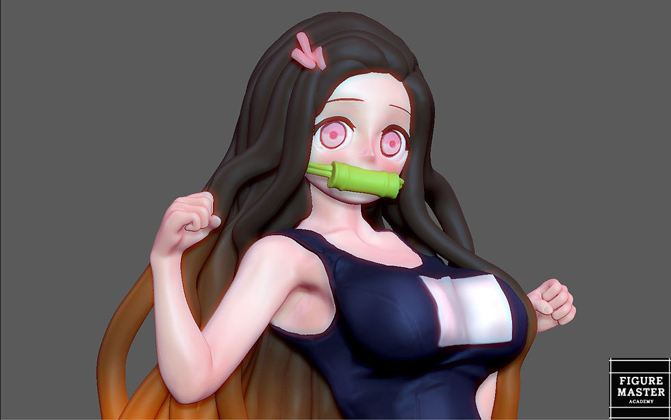 Thumbnail: NEZUKO SWIMSUIT CUTE GIRL ANIME KIMETSU 3D PRINT