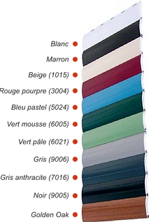 Couleurs volets roulants