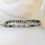 Thumbnail: Vintage 14k White Gold Filagree Bracelet, Diamond  & Sapphire Accents