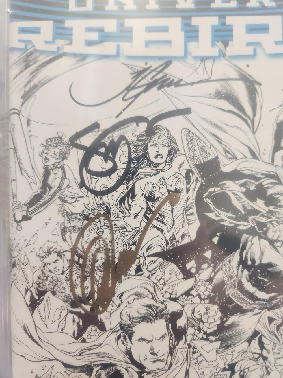 DC UNIVERSE REBIRTH #1 (2016) CGC 9.8 – Four signatures