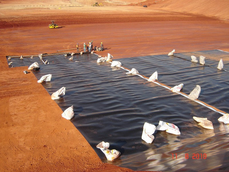 Barragem de Rejeito Manta PEAD